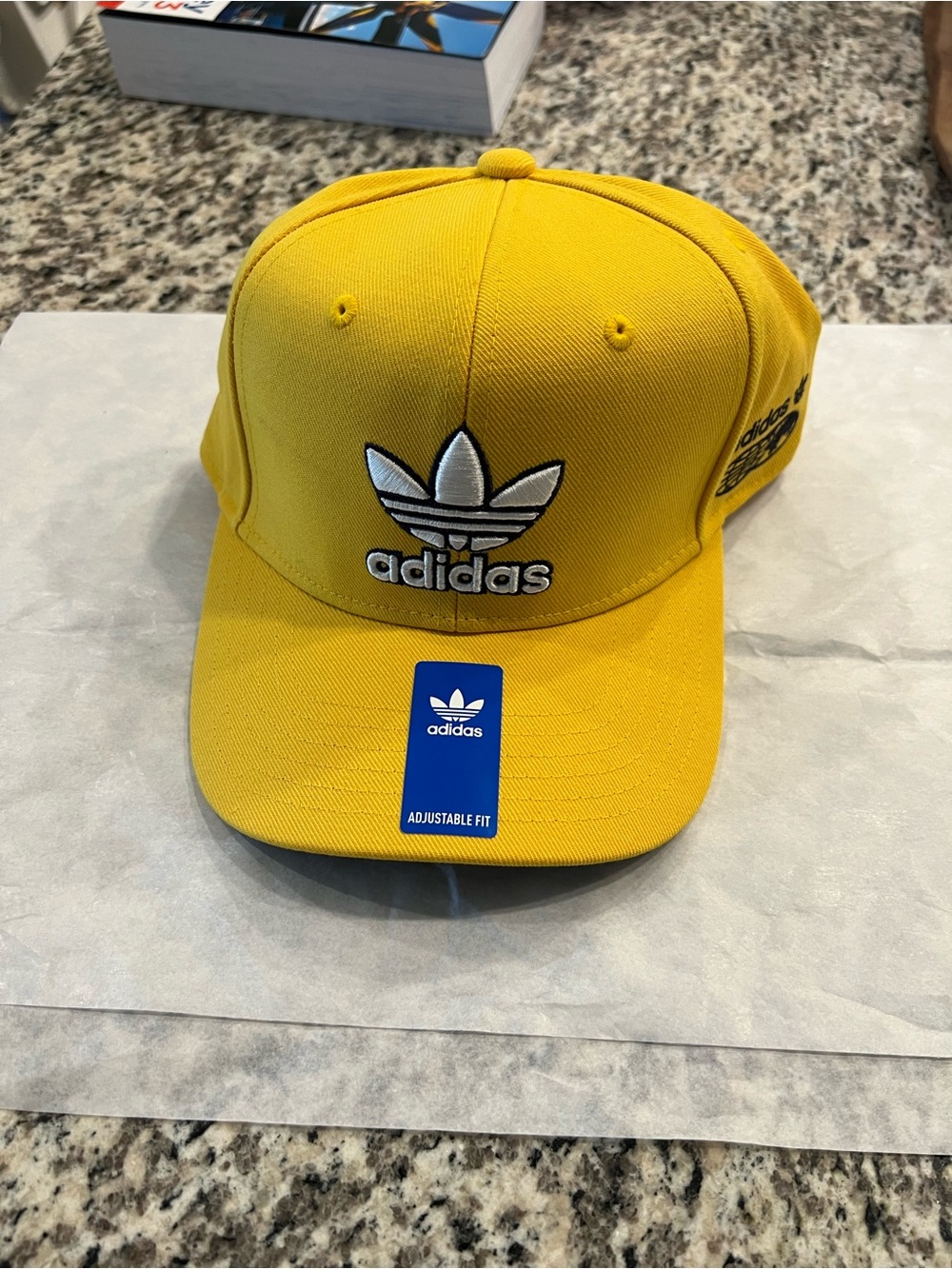adidas Men’s Yellow Snapback Hat